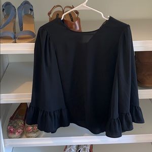 Zara silk top